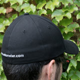 HAT, NU-FIT SMALL-MEDIUM, BLACK, 'CORPORATE'