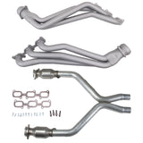 11-14 MUSTANG V6 1-3/4 LONG TUBE HEADERS PLUS MID PIPE (TITANIUM CERAMIC)