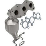 Catalytic Converter with Integrated Exhaust Manifold