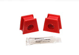 Sway Bar Bushing Set; Red; Rear; Bar Dia. 11/16 in.; Performance Polyurethane;