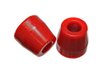 Bump Stop Set; Red; Rear; Incl. 2 Per Set; Performance Polyurethane;