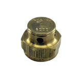 SAFETY BLOW-OFF CAP (3000 PSI) FITS OLD STYLE BRASS VALVES WITH MALE THREADS.