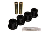 Control Arm Bushing Set; Black; Rear; Performance Polyurethane;