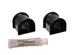 Sway Bar Bushing Set; Black; Front; Bar Dia. 23mm; Performance Polyurethane;