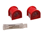 Sway Bar Bushing Set; Red; Front; Bar Dia. 23mm; Performance Polyurethane;