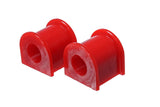 Sway Bar Bushing Set; Red; Front; 21mm;