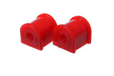 Sway Bar Bushing Set; Red; Rear; 11mm;