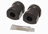 Sway Bar Bushing Set; Black; Front; Bar Dia. 24mm; Performance Polyurethane;