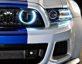 2013-2014 Ford Mustang Surface Mount LED Fog Light Halo Kit (Grill Style)