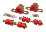 Sway Bar Bushing Set; Red; Front; Bar Dia. 1 1/8 in.; Performance Polyurethane;