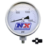 Nitrous Pressure Gauge 4 inch-high accuracy 4AN.