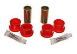 Control Arm Bushing Set; Red; Rear; w/IRS; Performance Polyurethane;