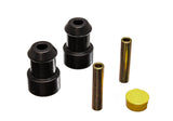 Control Arm Bushing Set; Black; Rear; Performance Polyurethane;