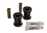 Control Arm Bushing Set; Black; Rear; Performance Polyurethane;