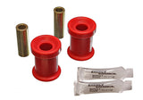 Control Arm Bushing Set; Red; Rear; Performance Polyurethane;