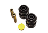 Axle Pivot Bushing Set; Black; Rear; Performance Polyurethane;