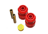 Axle Pivot Bushing Set; Red; Rear; Performance Polyurethane;