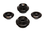 Strut Tower Bushing Set; Black; Rear; Performance Polyurethane;