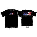 SMALL BLACK NX AMERICAN FLAG SHIRT.