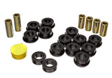 Control Arm Bushing Set; Black; Front; Performance Polyurethane;