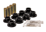 Control Arm Bushing Set; Black; Rear Lower; Performance Polyurethane;