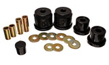 Control Arm Bushing Set; Black; Rear; Performance Polyurethane;