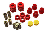 Control Arm Bushing Set; Red; Front; Performance Polyurethane;