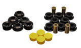 Trailing Arm Bushing Set; Black; Rear; Performance Polyurethane;