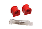 Sway Bar Bushing Set; Red; Rear; Bar Dia. 13mm; Performance Polyurethane;