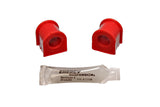 Sway Bar Bushing Set; Red; Rear; Bar Dia. 15mm; Performance Polyurethane;