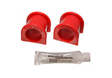 Sway Bar Bushing Set; Red; Front; Bar Dia. 26mm; Performance Polyurethane;