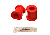 Sway Bar Bushing Set; Red; Front; Bar Dia. 23mm; Performance Polyurethane;