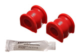 Sway Bar Bushing Set; Red; Rear; Bar Dia. 19mm; Performance Polyurethane;