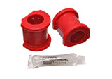 Sway Bar Bushing Set; Red; Front; Bar Dia. 1 in.; Performance Polyurethane;