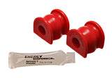 Sway Bar Bushing Set; Red; Rear; Bar Dia. 15mm; Performance Polyurethane;