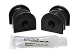 Sway Bar Bushing Set; Black; Rear; Bar Dia. 12mm; Performance Polyurethane;