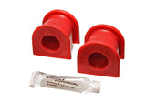 Sway Bar Bushing Set; Red; Front; Bar Dia. 25.4mm; Performance Polyurethane;