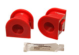 Sway Bar Bushing Set; Red; Rear; Bar Dia. 28.6mm; Performance Polyurethane;