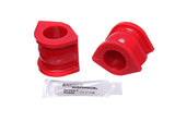 Sway Bar Bushing Set; Red; Front; 28mm;