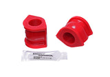 Sway Bar Bushing Set; Red; Front; 27mm;