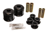 Trailing Arm Bushing Set; Black; Rear; Performance Polyurethane;