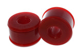 Trailing Arm Bushing Set; Red; Rear; Must Reuse All Metal Hardware;