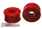 Trailing Arm Bushing Set; Red; Rear; Must Reuse All Metal Hardware;