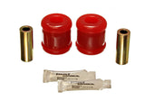 Strut Rod Bushing Set; Red; Front; Performance Polyurethane;