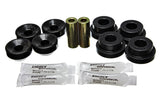 Shock Bushing Set; Black; Rear; Performance Polyurethane;