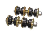 End Link Bushing Set; Black; Front; Performance Polyurethane;