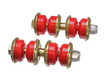 End Link Bushing Set; Red; Front; Performance Polyurethane;