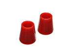 Bump Stop Set; Red; Rear; Incl. 2 Per Set; Performance Polyurethane;