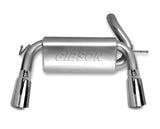 Cat-Back Dual Split Exhaust System; Aluminized