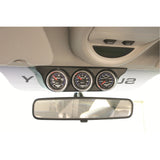 GAUGE MOUNT, OVERHEAD CONSOLE, TRIPLE, 2 1/16